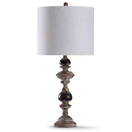 Weathered Finish Table Lamp