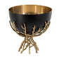 Black and Gold Twig Bowl