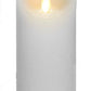 Wax Flickering Candle, 3"W x 6"H (Various Colors)
