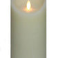Wax Flickering Candle, 4"W x 8"H (Various Colors)