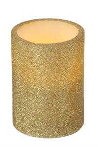 Gold Glitter Flameless Candle (Various Sizes)