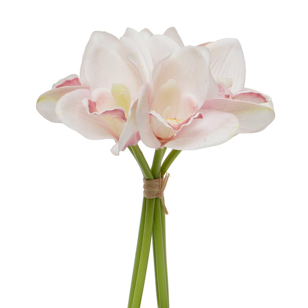 8.5" Real Touch Orchid Bundle, Cream/White