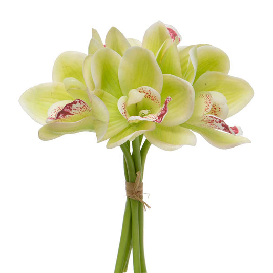 8.5" Real Touch Orchid Bundle, Green