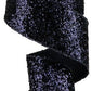 2.5" Large Glittered Navy Ribbon