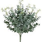 14" Seeded Eucalyptus Bush, Green Beige