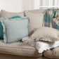 Ruffled Design Down-Filled Pillow (Various Colors)