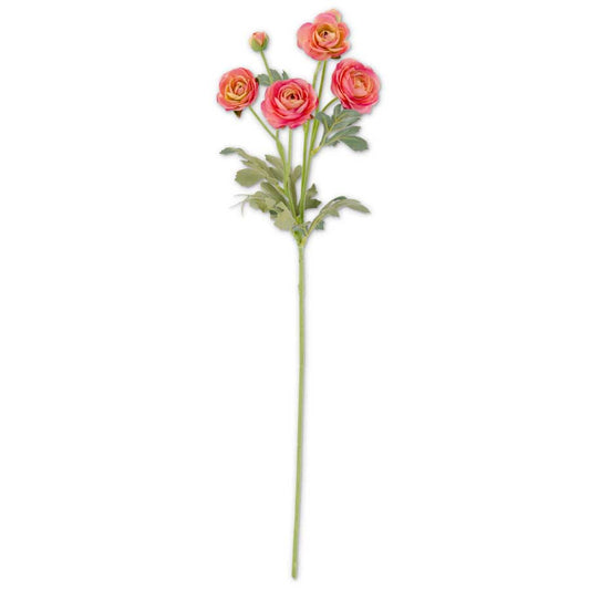 26" Ranunculus Spray, Pink