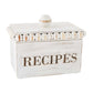 Beaded Recipe Box
