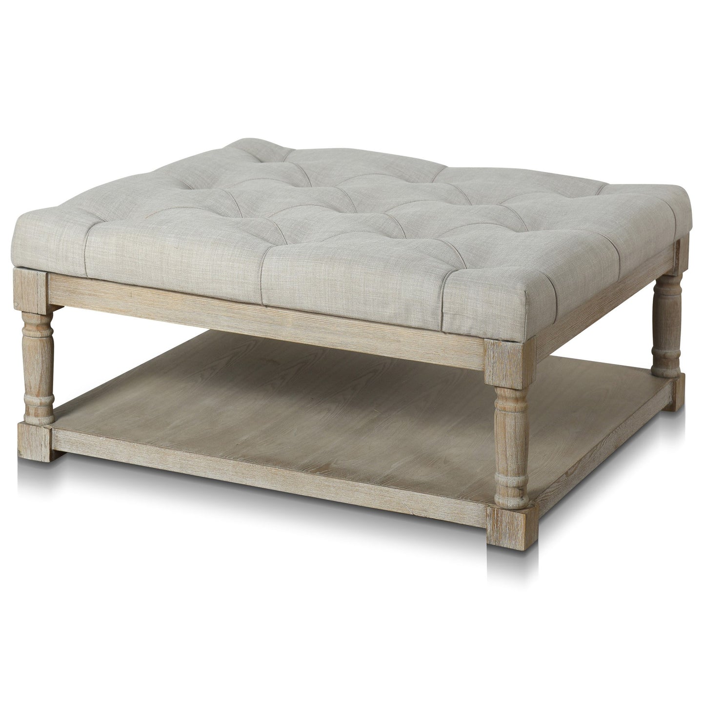 Tufted Coffee Table Ottoman