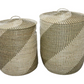 Brown Water Hyacinth Storage Basket (Various Sizes)