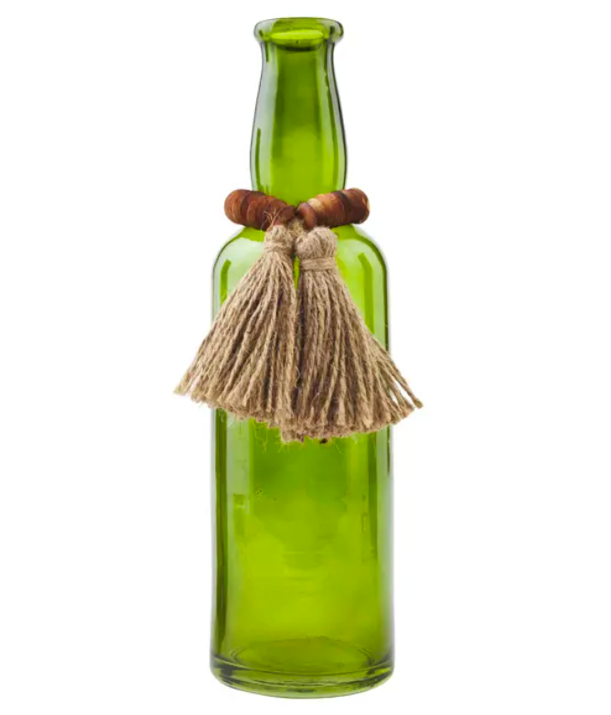 Beaded Green Bottle (Various Styles)