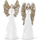 White Glittered Praying Angels (Various Styles)