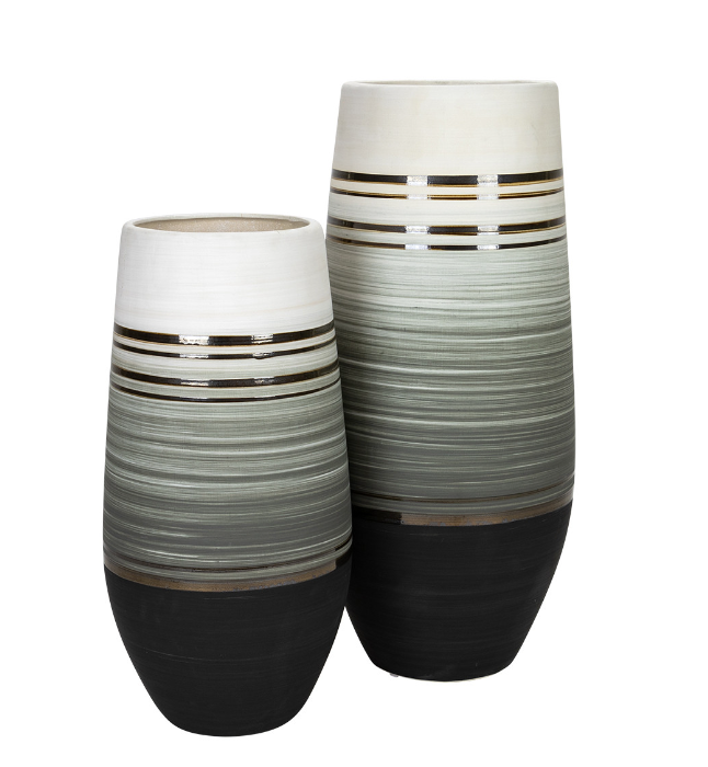 Concord Striped Vase, Short