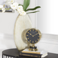 Black and Gold Modern Clock (Various Sizes)