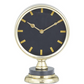 Black and Gold Modern Clock (Various Sizes)