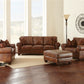 Silverado Leather Sofa, Chair, and Ottoman