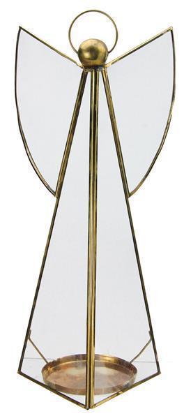 Glass & Brass Angel, Gold (Various Sizes)