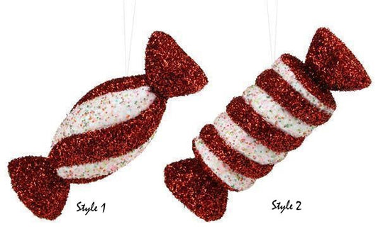 Sprinkled Swirl Candy Ornament (Various Styles)