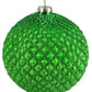 Molded Glass Ball Ornament (Various Colors)