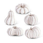 White Resin Pumpkin (Various Styles)