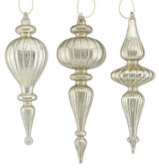 Glass Finials, Champagne (Various Styles)