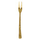 Miro Cocktail Fork, Gold