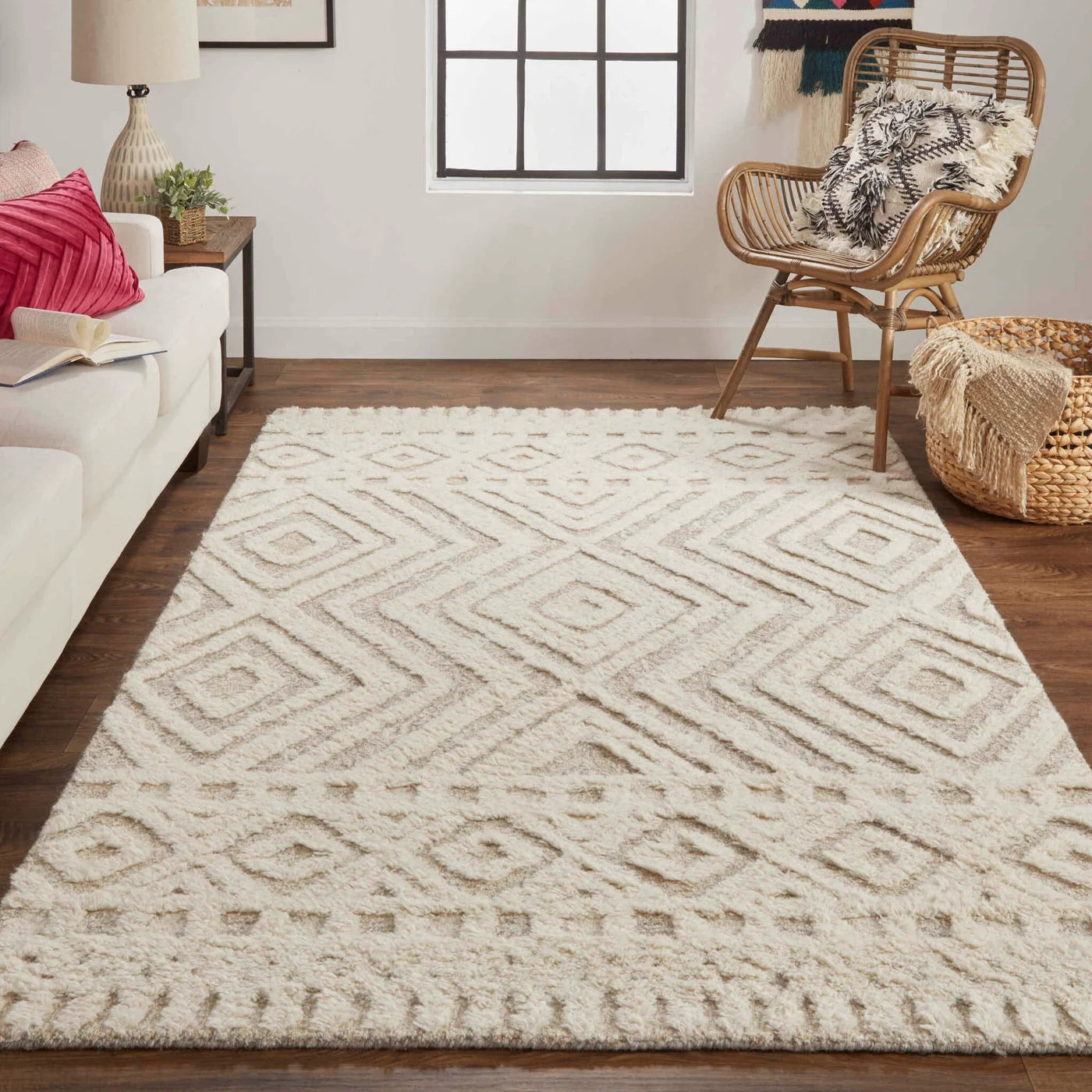 Anica Rug, Beige (Various Sizes)