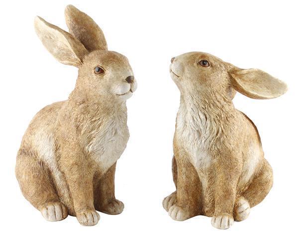 Brown Resin Rabbit (Various Sizes)