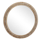 Round Wooden Beaded Mirror