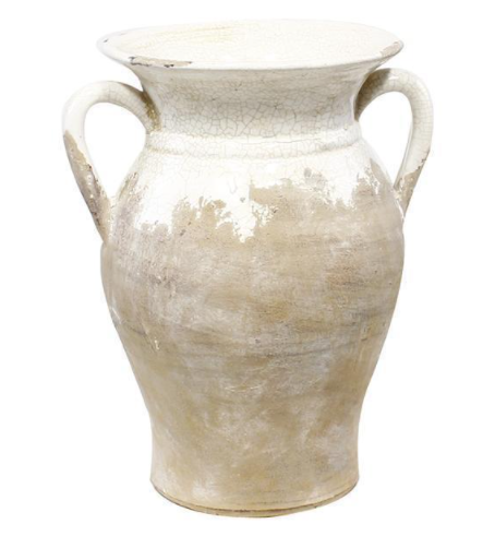 Crackle Glaze Vase with Handles