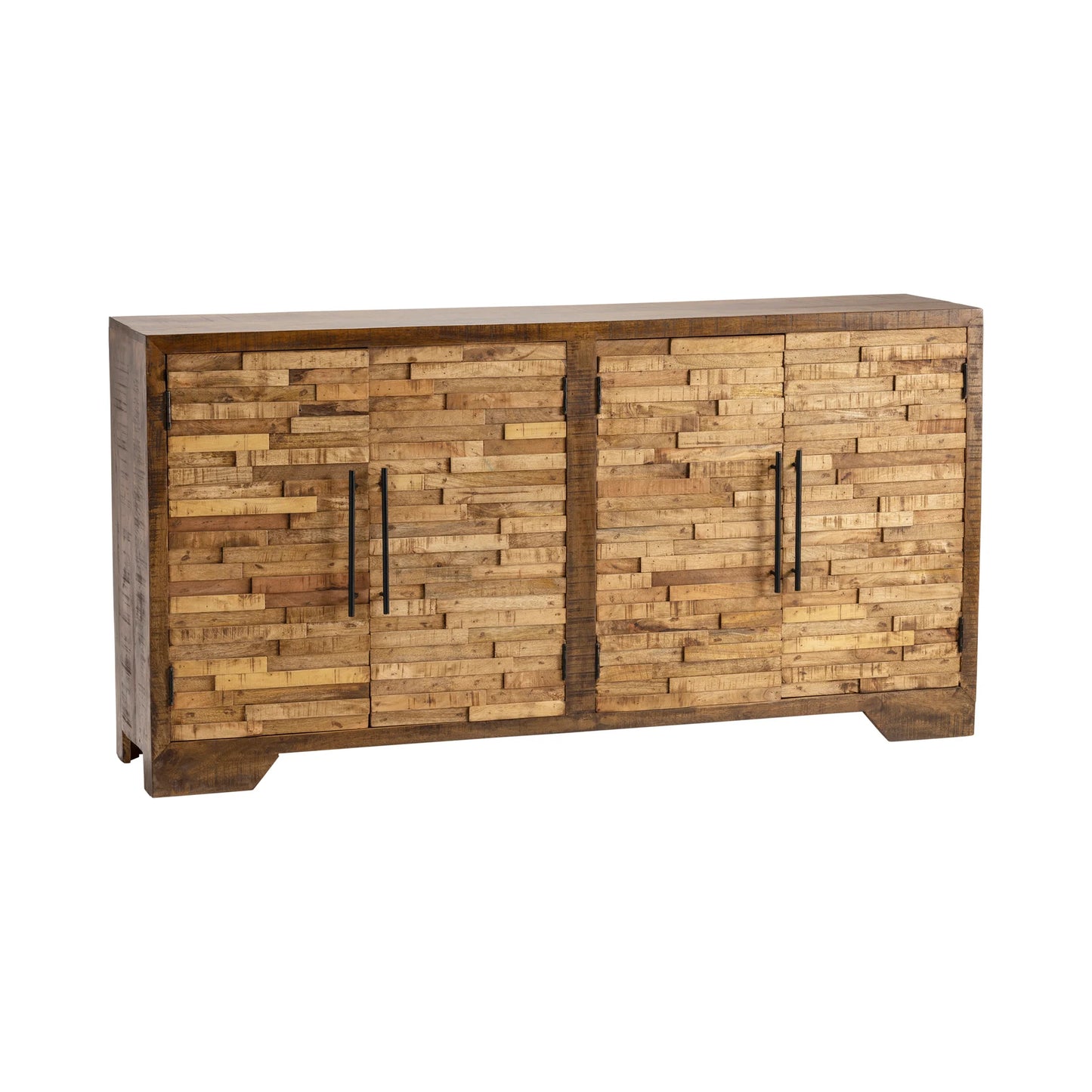 Wooden Strip Sideboard