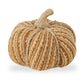 Orange and Tan Burlap Pumpkin