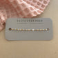 Faith Over Fear Morse Code Bracelet