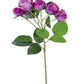 22" English Rose Buds Stem, Fuchsia