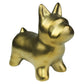 Gold Ceramic Dog
