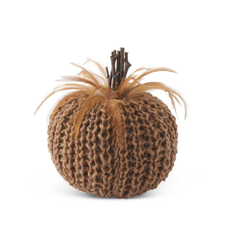 Crochet Pumpkin, Brown