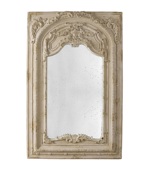 Ornate Carved Floor Mirror