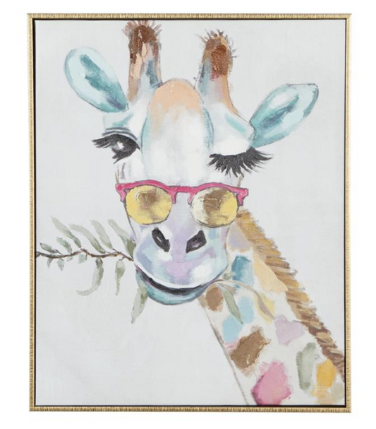 Giraffe Oil Painting