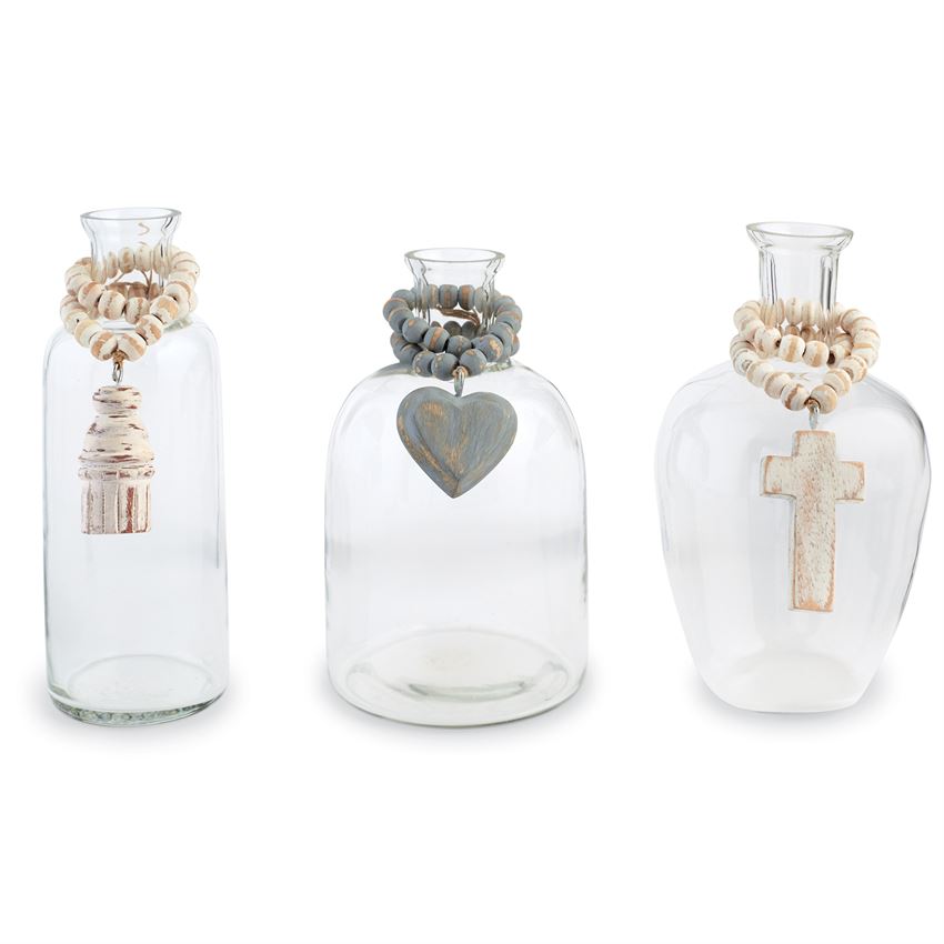 Blessing Bead Glass Vase (Various Styles)
