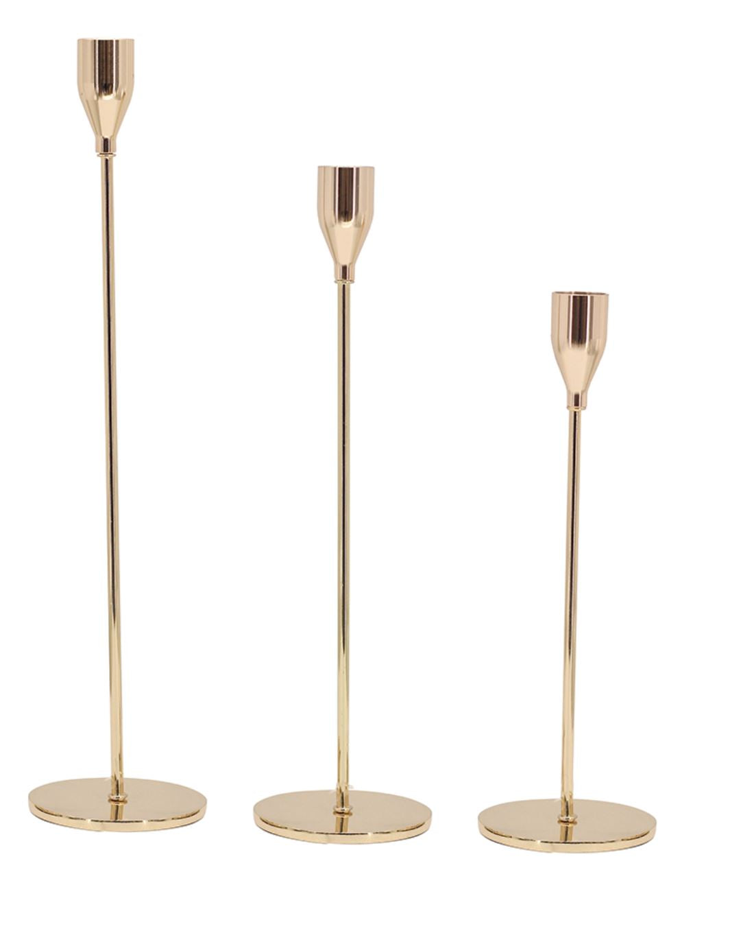 Candleholders Set of 3 (Various Colors)