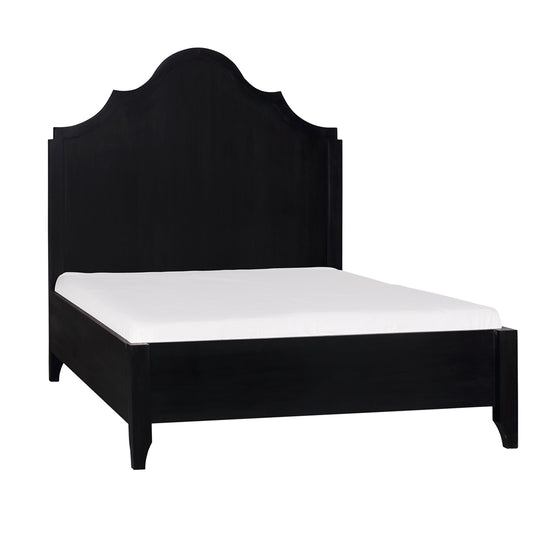 Vintage Swedish King Bed, Black