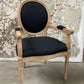 Isabel Black Arm Chair