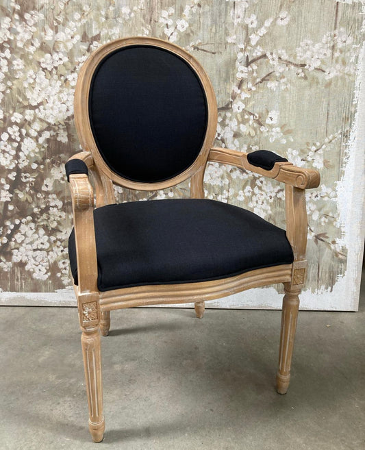 Isabel Black Arm Chair