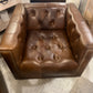 Gianni Swivel Chair, Dallas Chestnut