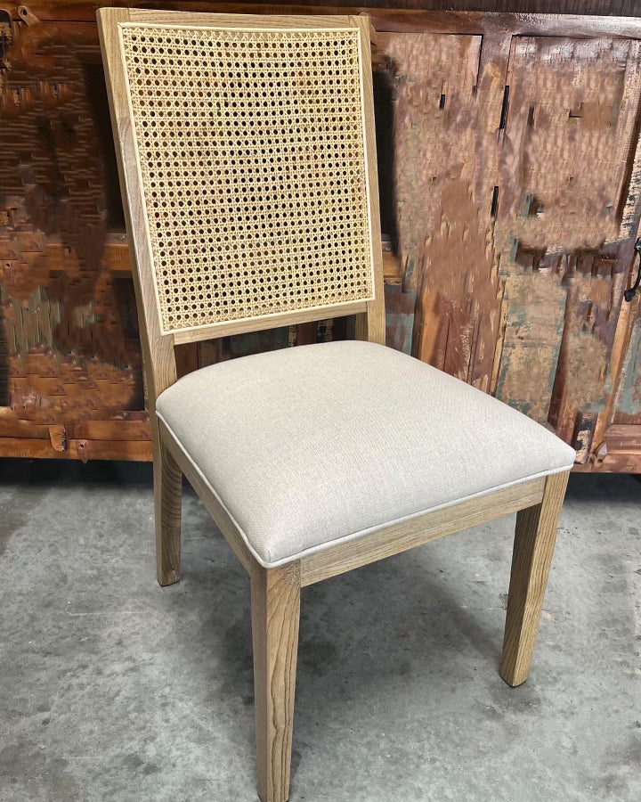 Nancy Cane Back Dining Chair (Natural)