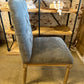 Ophelia Side Chair, Gray Velvet
