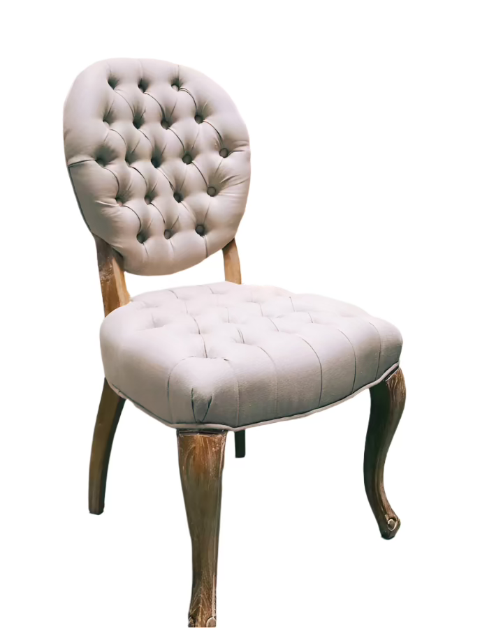 Ellie Linen Tufted Chair