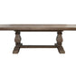Caden 84"-114" Extension Dining Table, Brown Gray