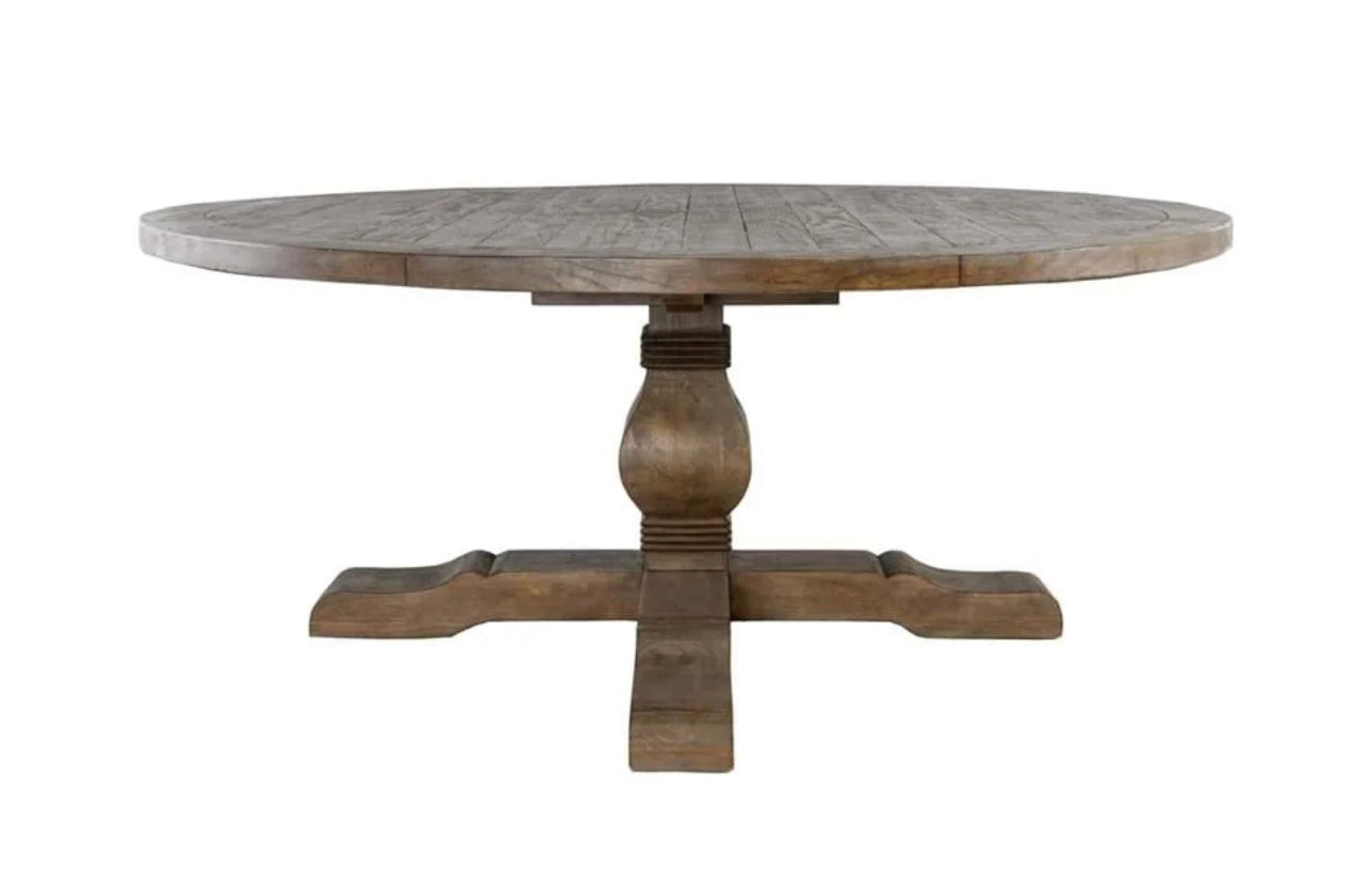 Caden 72" Round Pedestal Dining Table