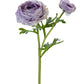 24" Real Touch Asiatic Ranunculus Stem, Lavender